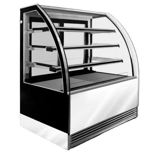 VITRINA MANTENEDORA CURVO